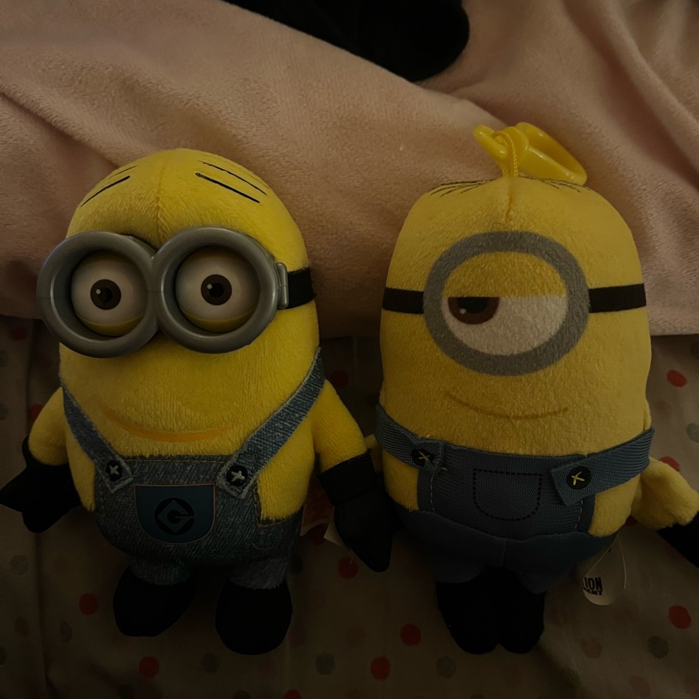 Minion keychain and minion plush toys